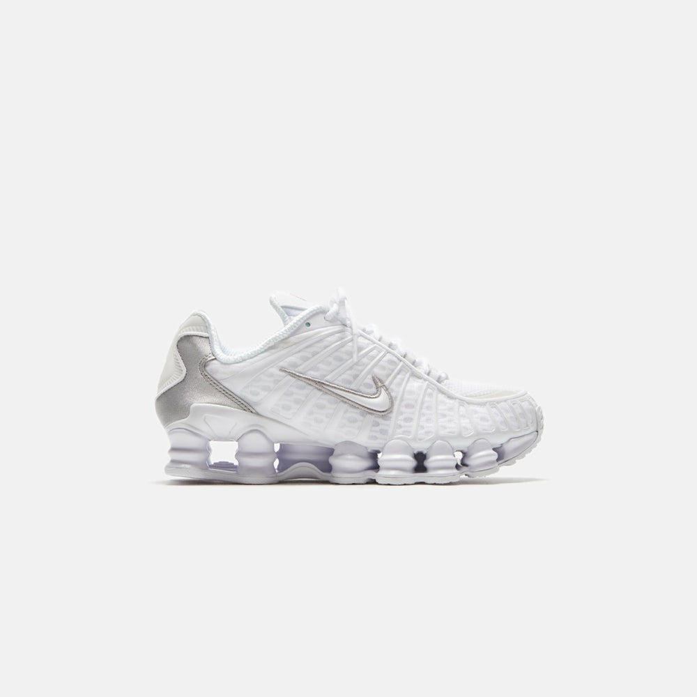 Nike WMNS Shox TL - White / Metallic Silver / Max Orange | Kith White / Metallic Silver / Max Orange