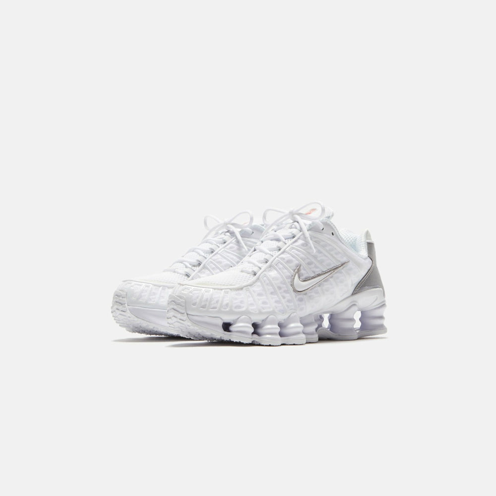 Nike WMNS Shox TL - White / Metallic Silver / Max Orange | Kith White / Metallic Silver / Max Orange