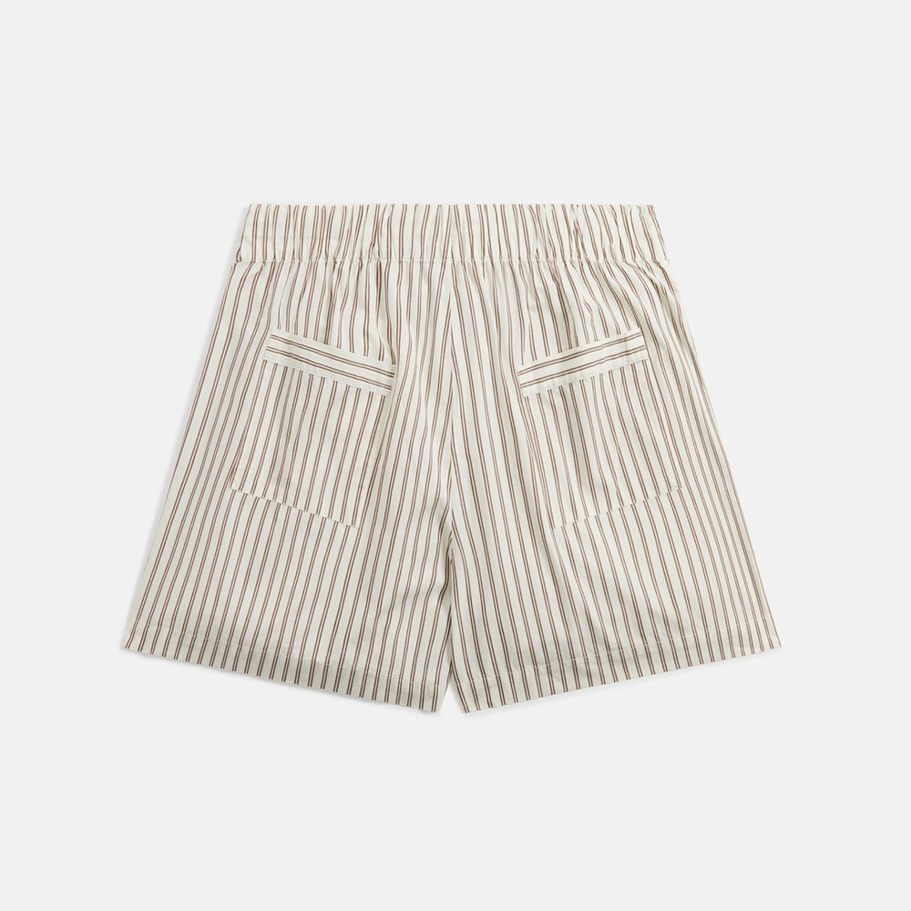 Tekla Poplin Pajama Shorts - Hopper Stripes | Kith Hopper Stripes