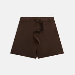 Tekla Poplin Pajama Shorts - Coffee | Kith Coffee