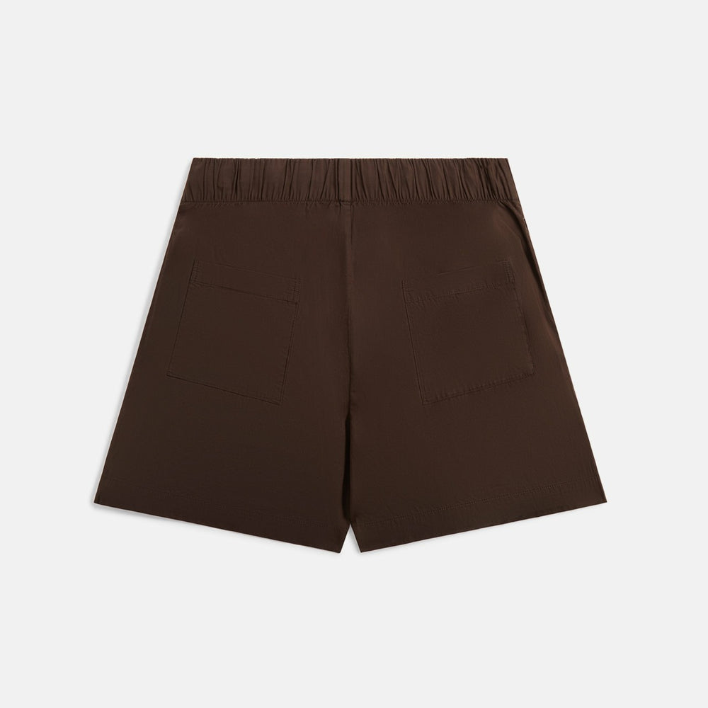 Tekla Poplin Pajama Shorts - Coffee | Kith Coffee