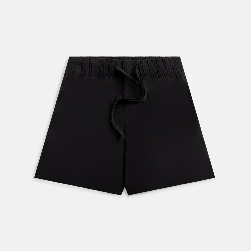 Tekla Poplin Pajama Shorts - Black | Kith Black