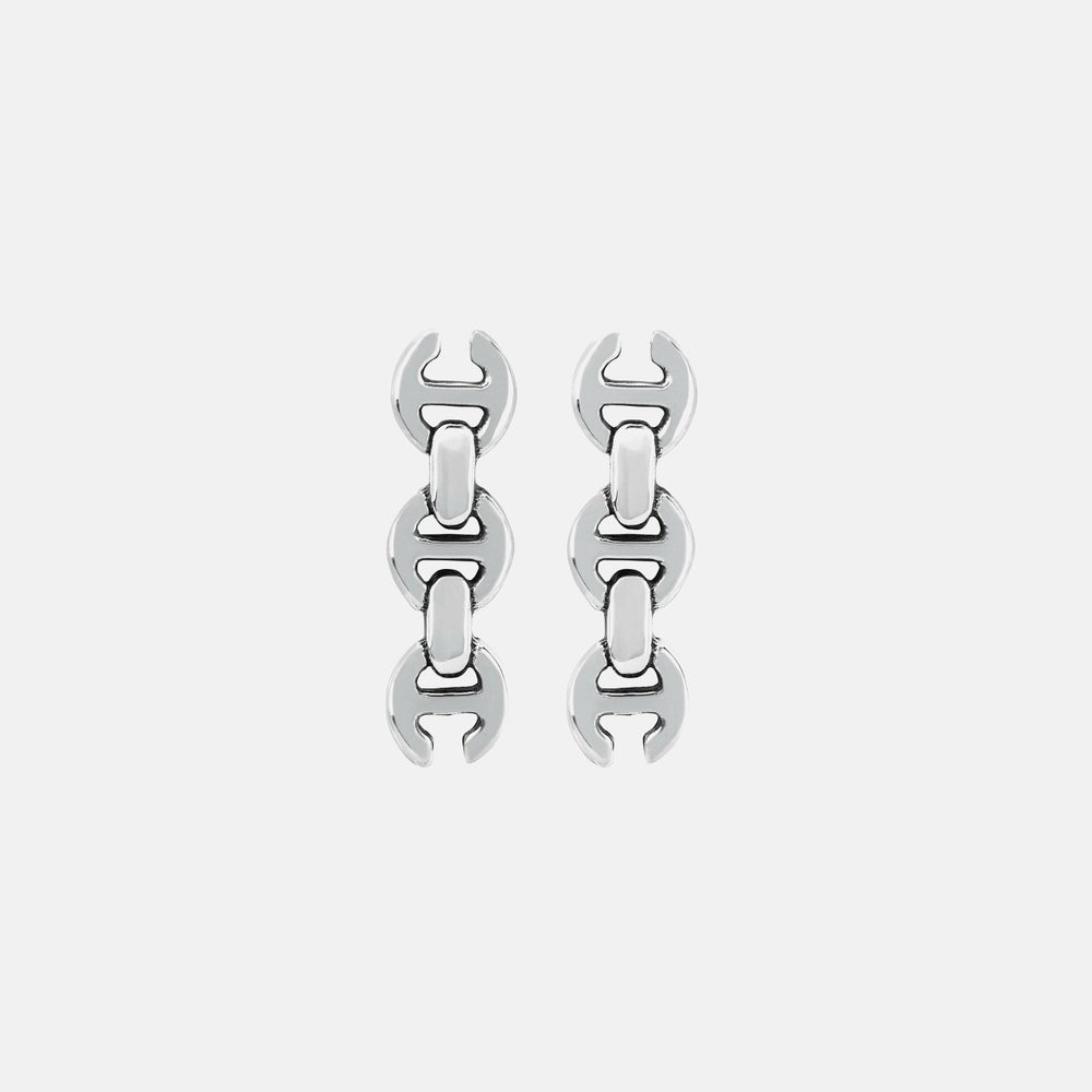 Hoorsenbuhs 3MM Toggle Stud Earrings - Sterling Silver | Kith Sterling Silver