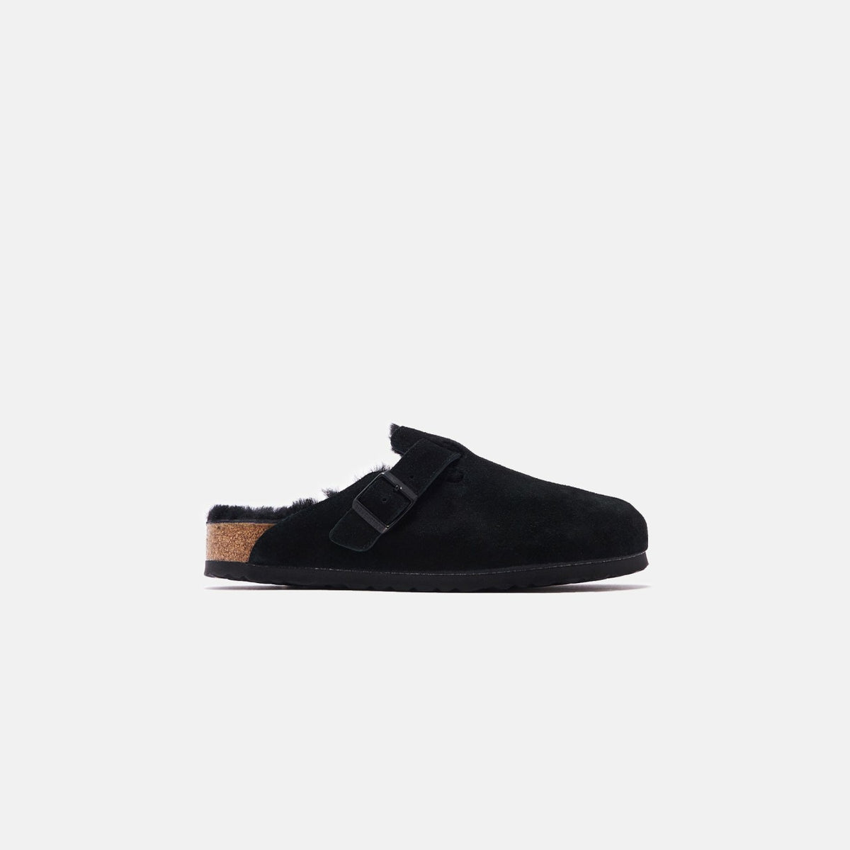 Birkenstock WMNS Boston Shearling - Black | Kith Black