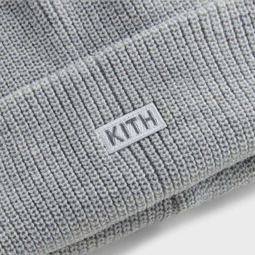 Kith Classic Beanie - Light Heather Grey | Kith Light Heather Grey