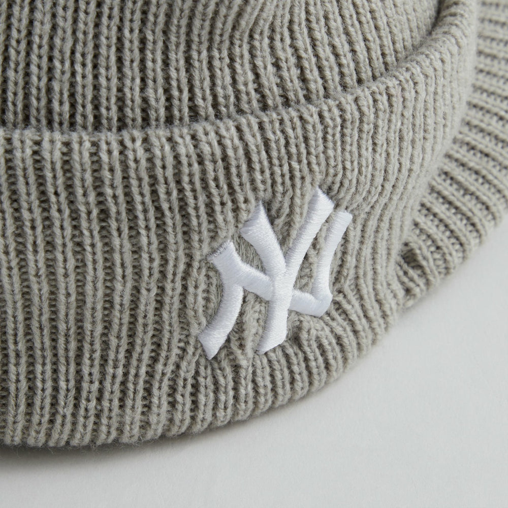 Kith for the New York Yankees Visor Beanie - Light Heather Grey | Kith Light Heather Grey