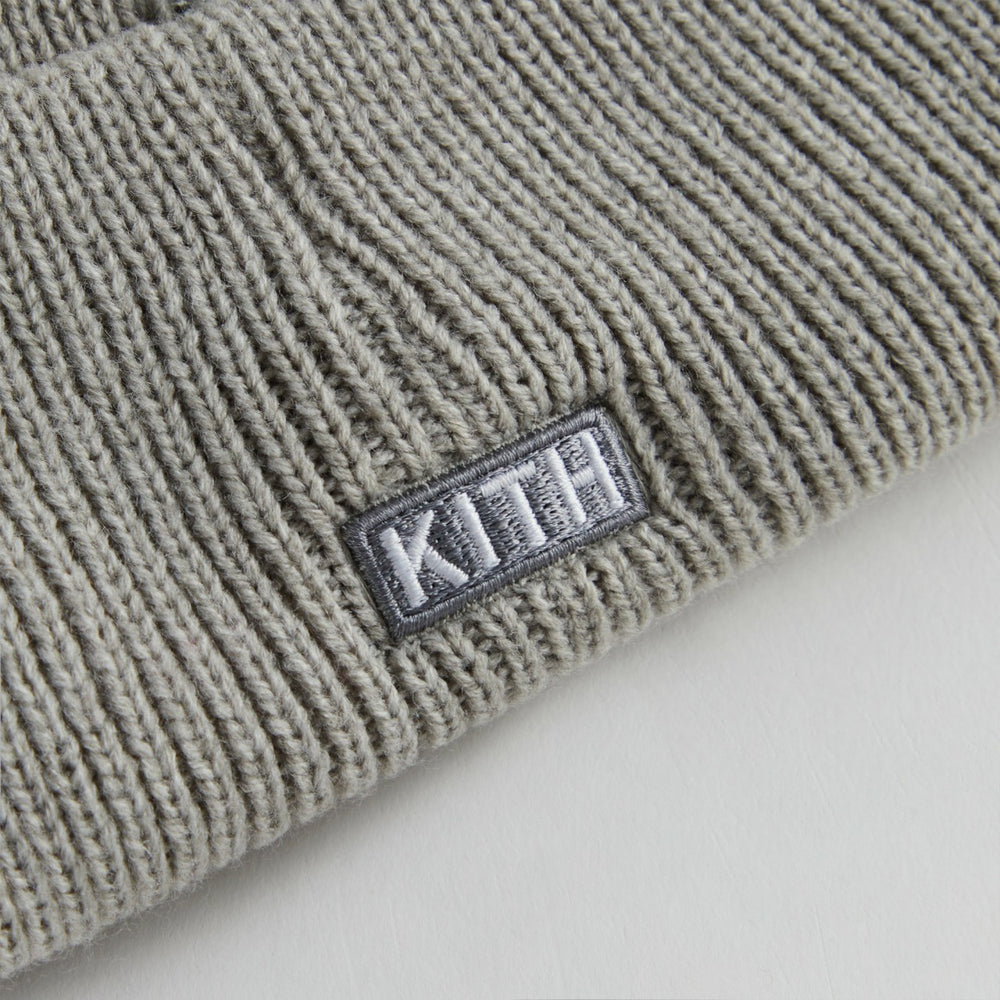 Kith for the New York Yankees Visor Beanie - Light Heather Grey | Kith Light Heather Grey