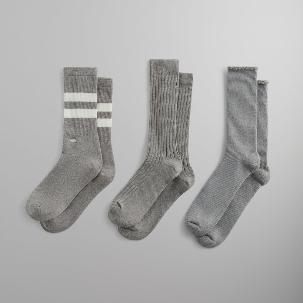 Kith Three Pack Mixed Cotton Socks - Multi | Kith Multi