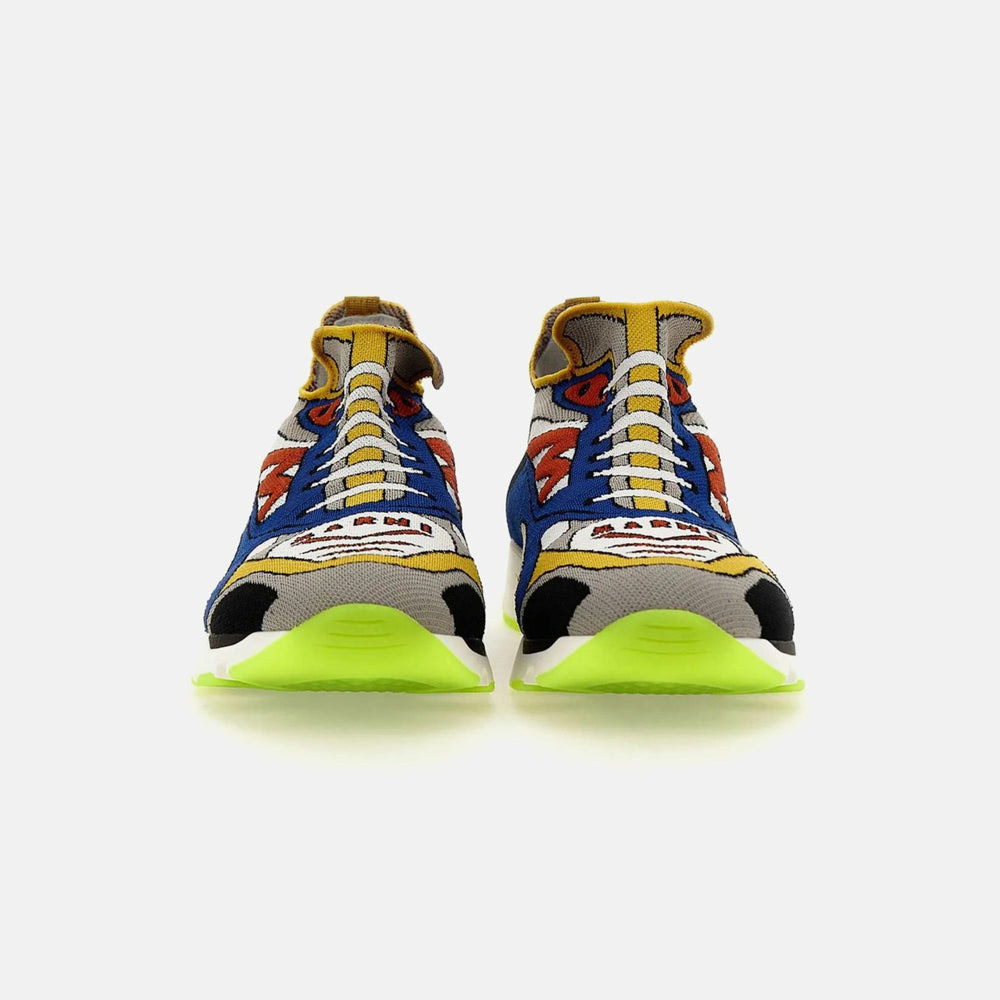 Marni Sneakers - New Jacquard Blue / White / Red | Kith New Jacquard Blue / White / Red
