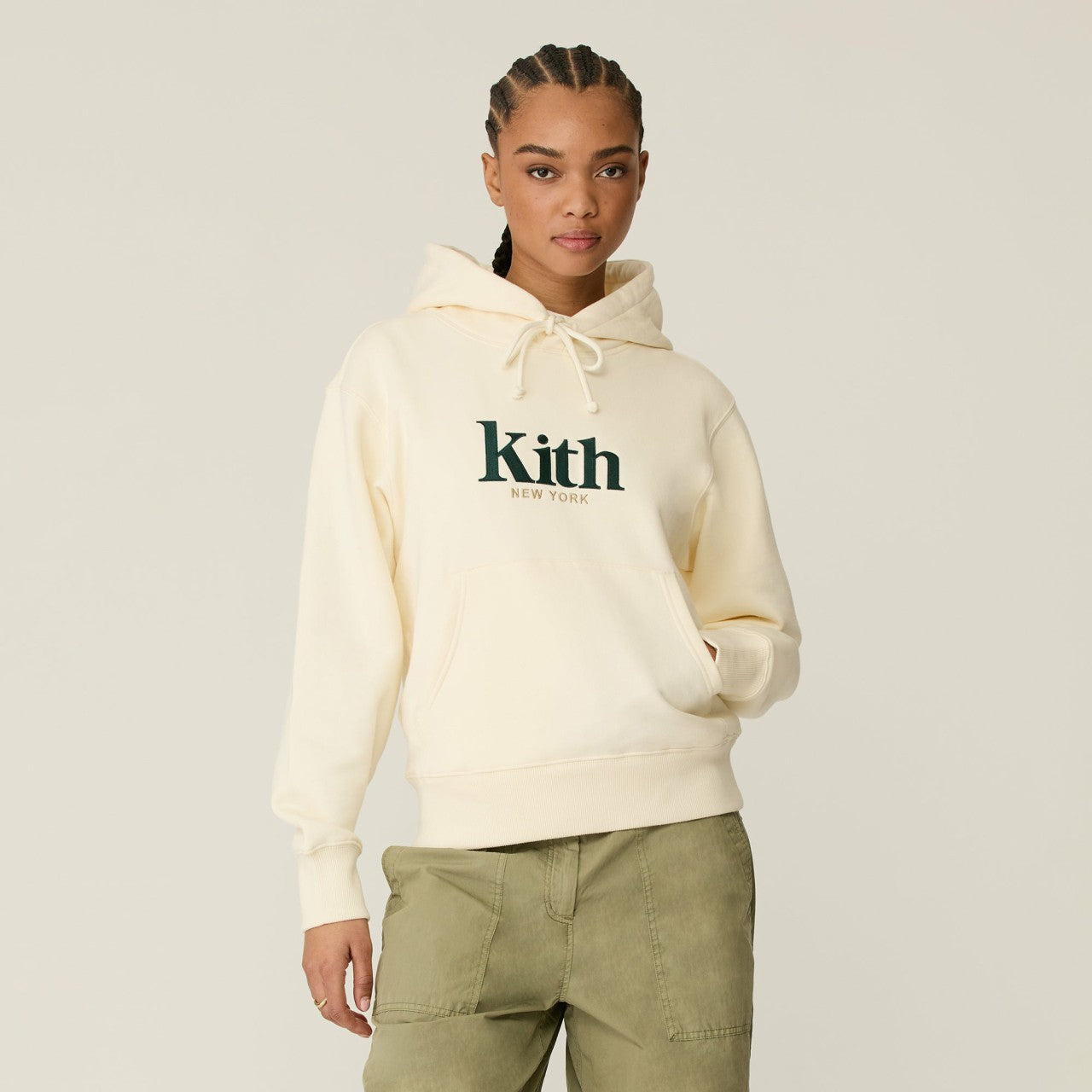 Kith Women Jane New York Hoodie II - Sandrift | Kith Sandrift