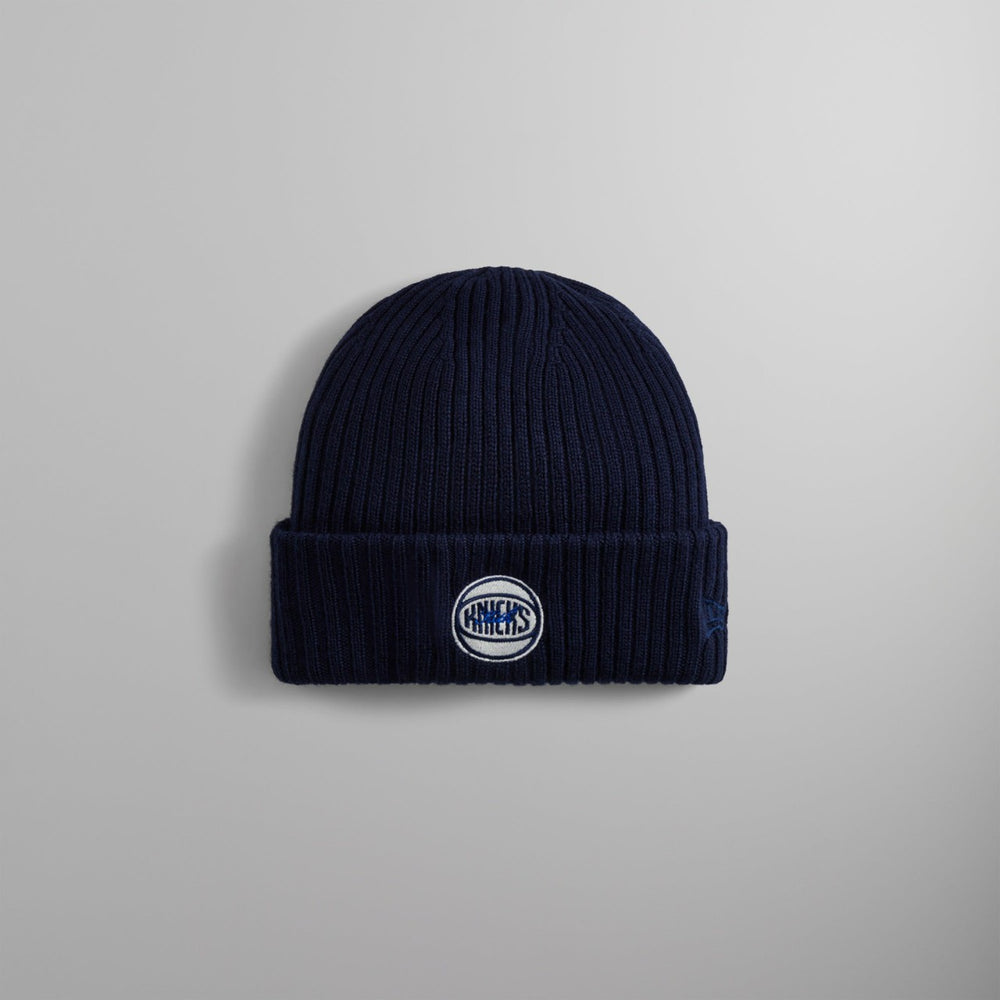 Kith for the New York Knicks Retro Logo Beanie - Nocturnal | Kith Nocturnal