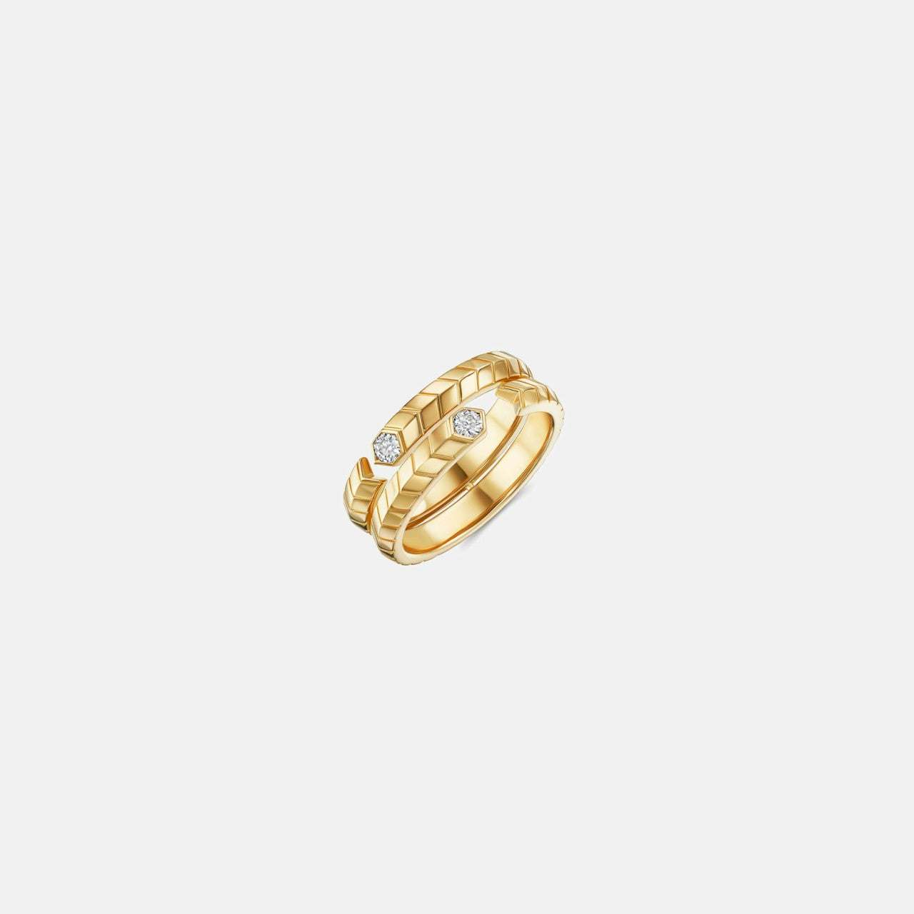 VL Cepher Vuoto Double Band Ring - Yellow Gold | Kith Yellow Gold