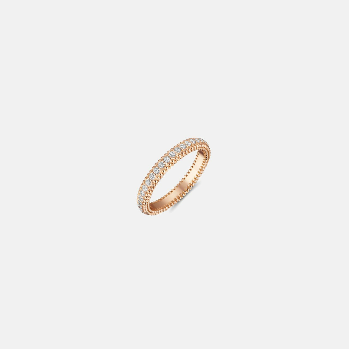 VL Cepher Perpes Ring with Pave Diamonds - Rose Gold | Kith Rose Gold