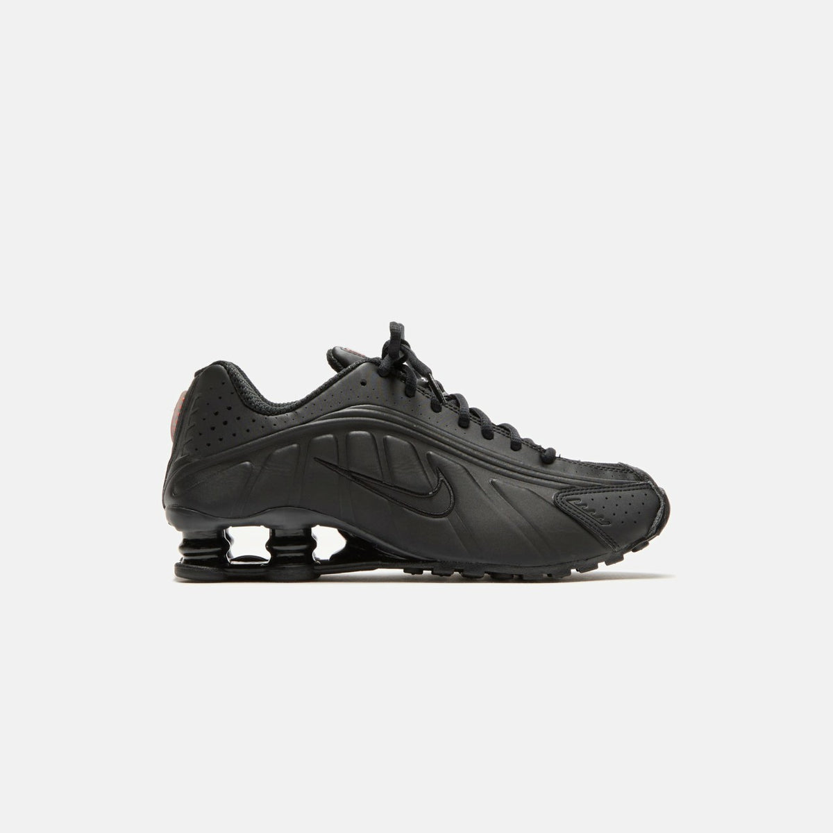 Nike WMNS Shox R4 - Black / Black / Max Orange | Kith Black / Black / Max Orange