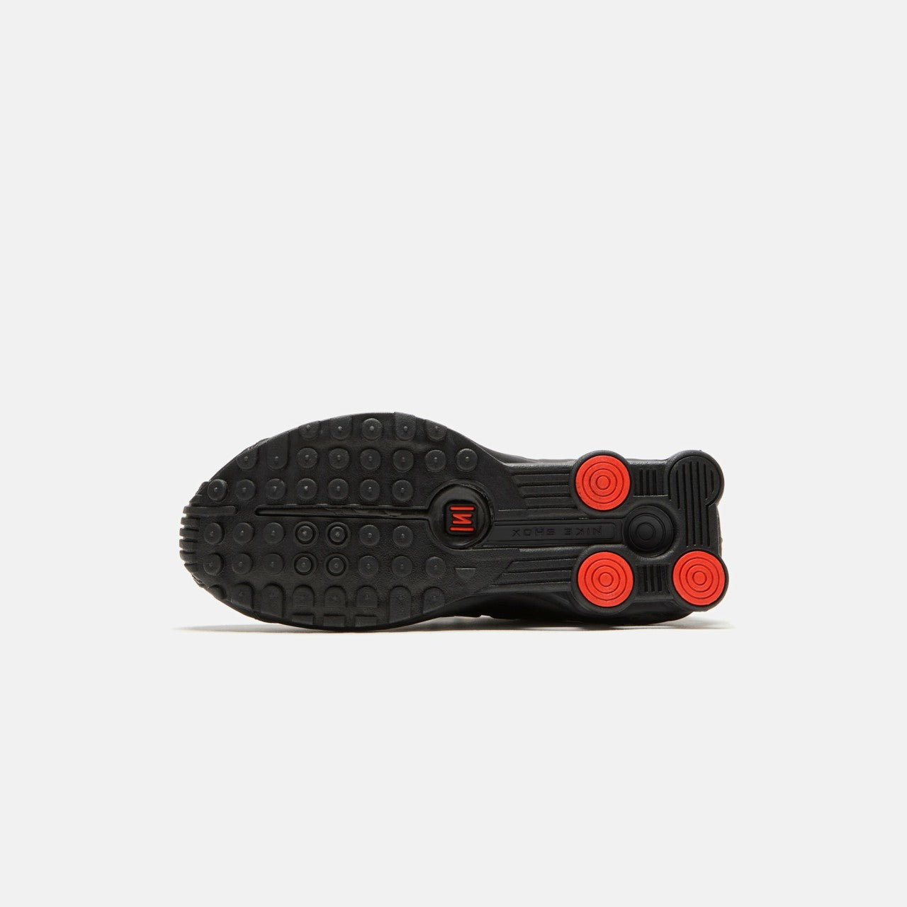 Nike WMNS Shox R4 - Black / Black / Max Orange | Kith Black / Black / Max Orange