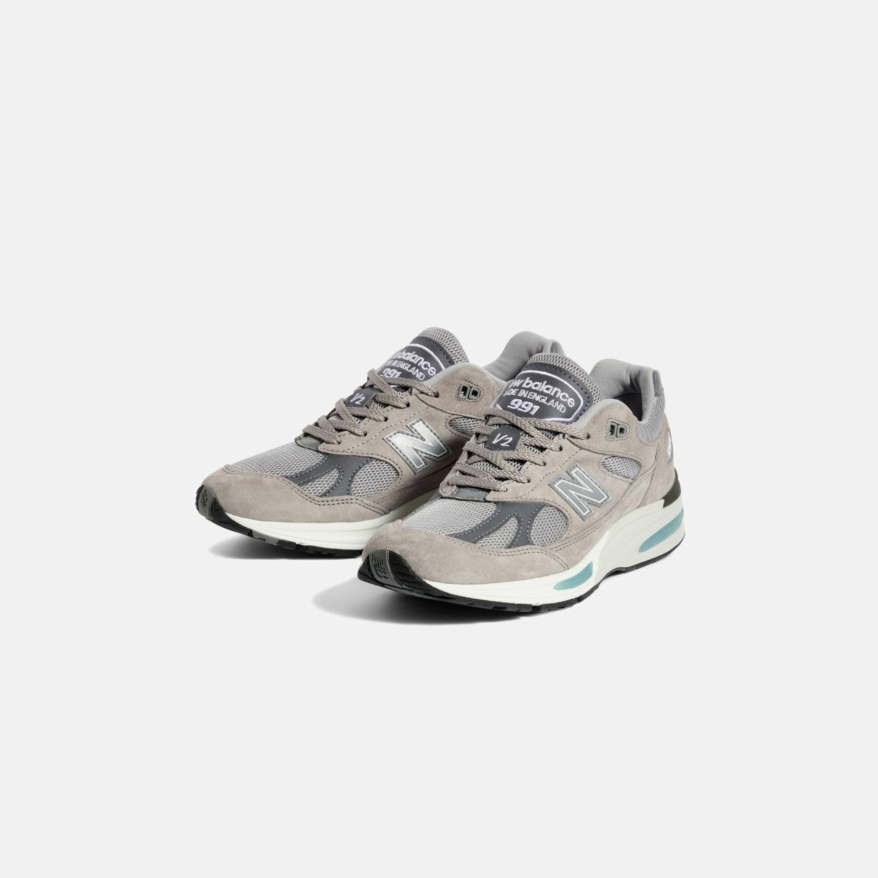 New Balance Made in UK 991v2 - Alloy / Smoked Pearl / Silver | Kith Alloy / Smoked Pearl / Silver