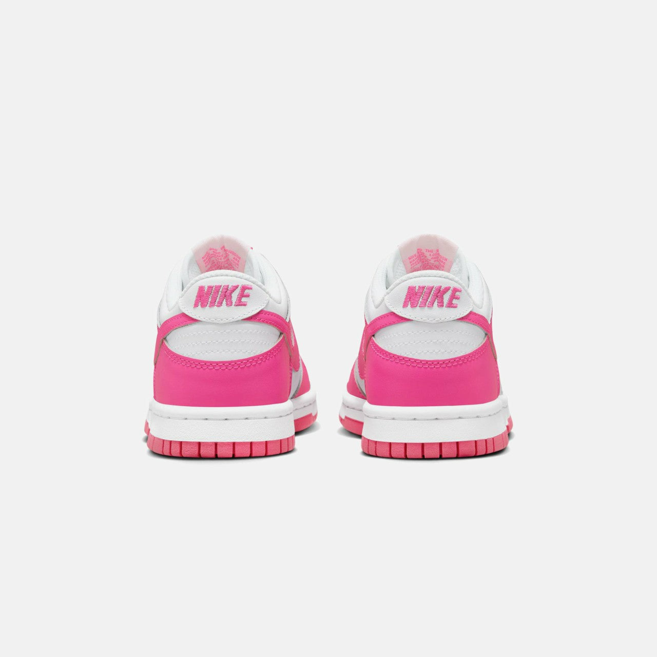 Nike GS Dunk Low - White / Laser Fuchsia | Kith White / Laser Fuchsia