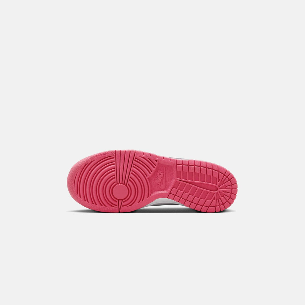 Nike GS Dunk Low - White / Laser Fuchsia | Kith White / Laser Fuchsia