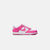 White / Laser Fuchsia