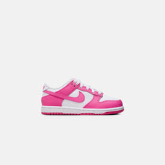 Nike PS Dunk Low - White / Laser Fuchsia | Kith White / Laser Fuchsia