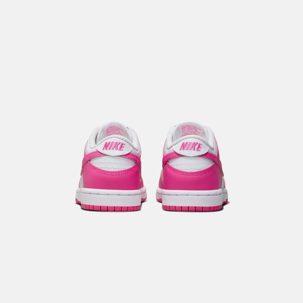 Nike PS Dunk Low - White / Laser Fuchsia | Kith White / Laser Fuchsia