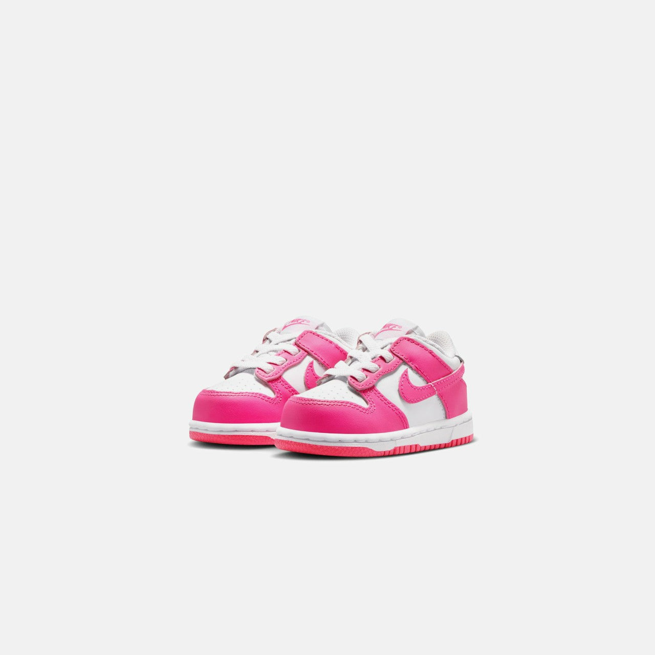 Nike TD Dunk Low - White / Laser Fuchsia | Kith White / Laser Fuchsia