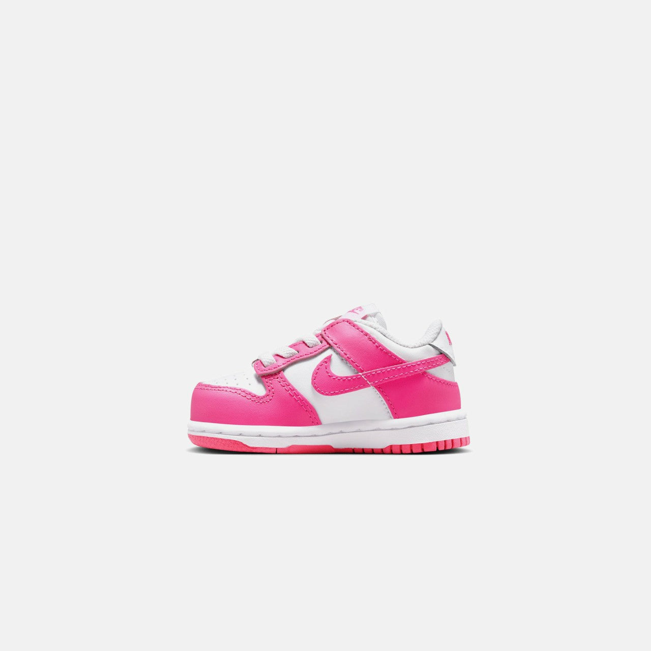 Nike TD Dunk Low - White / Laser Fuchsia | Kith White / Laser Fuchsia