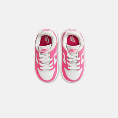 Nike TD Dunk Low - White / Laser Fuchsia | Kith White / Laser Fuchsia