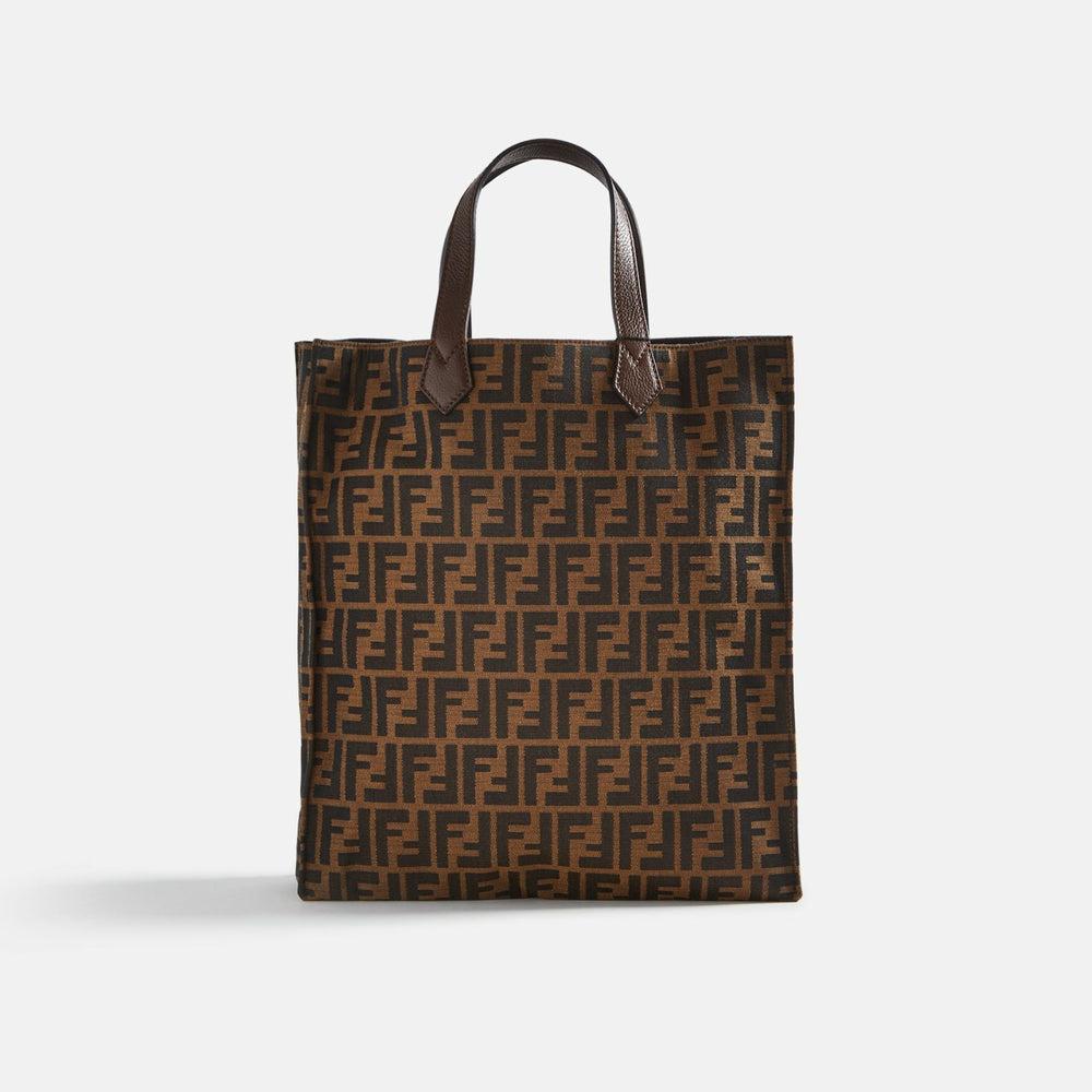 WGACA Fendi Zucca Vertical Tote - Brown | Kith Brown