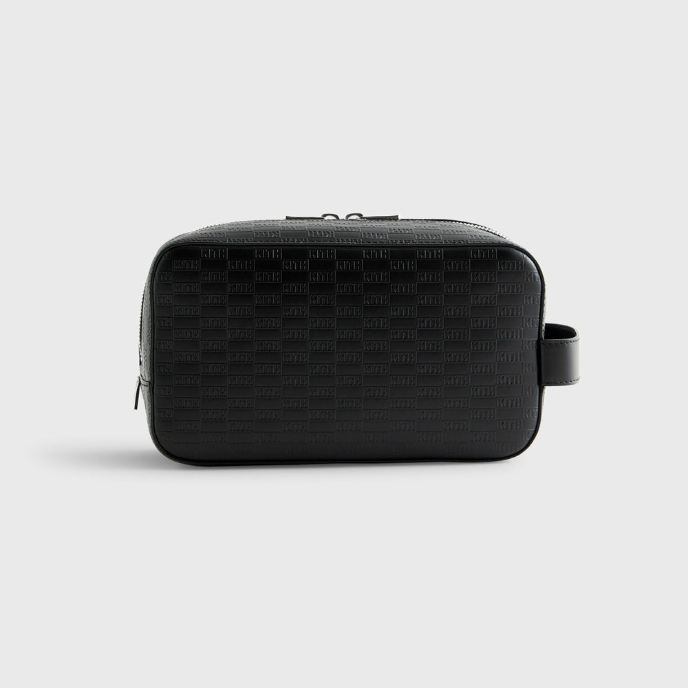 Kith Monogram Dopp Kit - Black | Kith Black