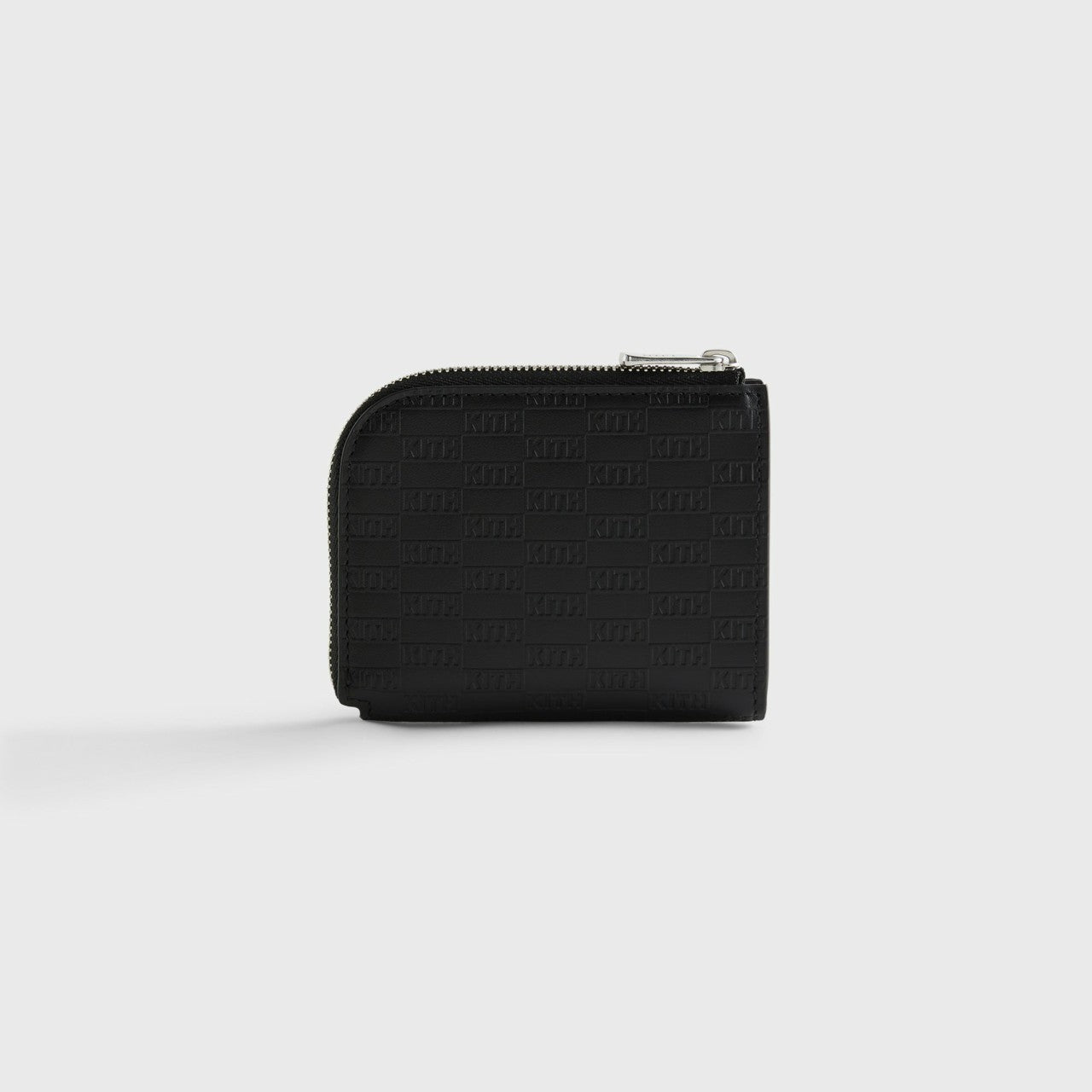 Kith Monogram Half Zip Wallet - Black | Kith Black