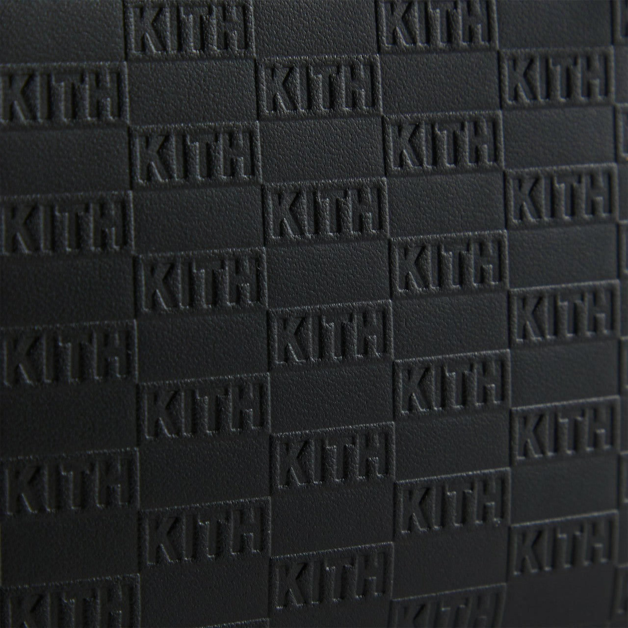 Kith Monogram Half Zip Wallet - Black | Kith Black