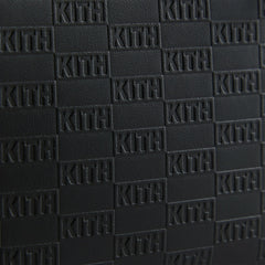 Kith Monogram Half Zip Wallet - Black | Kith Black
