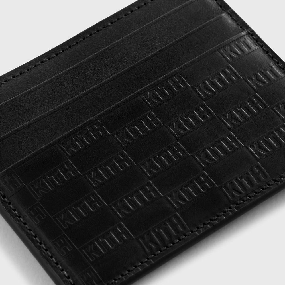 Kith Monogram Card Holder - Black | Kith Black