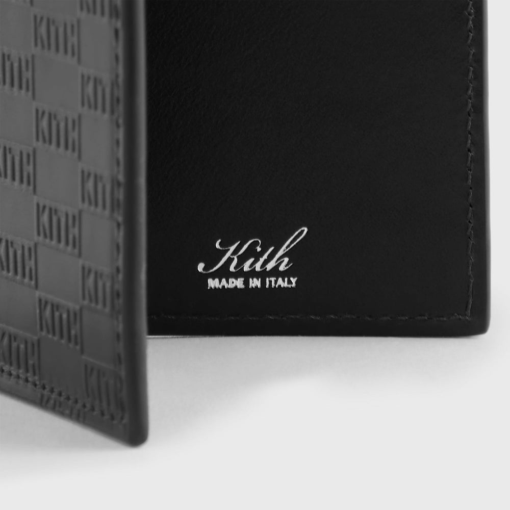 Kith Monogram Bi-Fold Wallet - Black | Kith Black