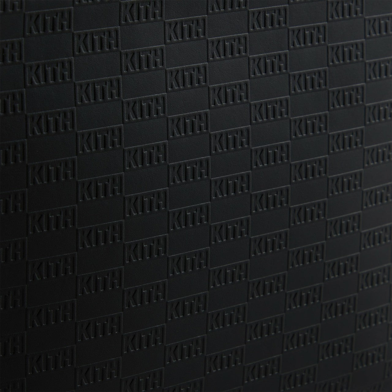Kith Monogram Zipper Pouch - Black | Kith Black