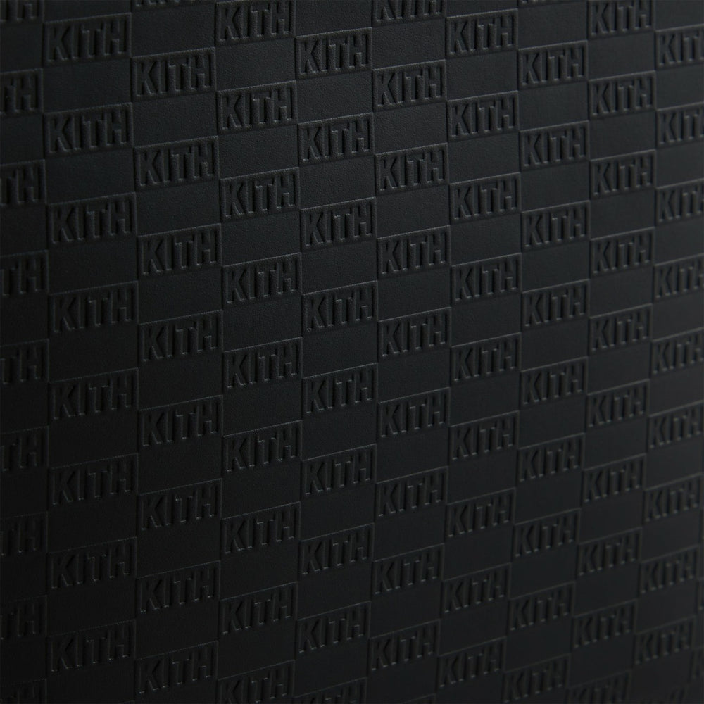 Kith Monogram Zipper Pouch - Black | Kith Black