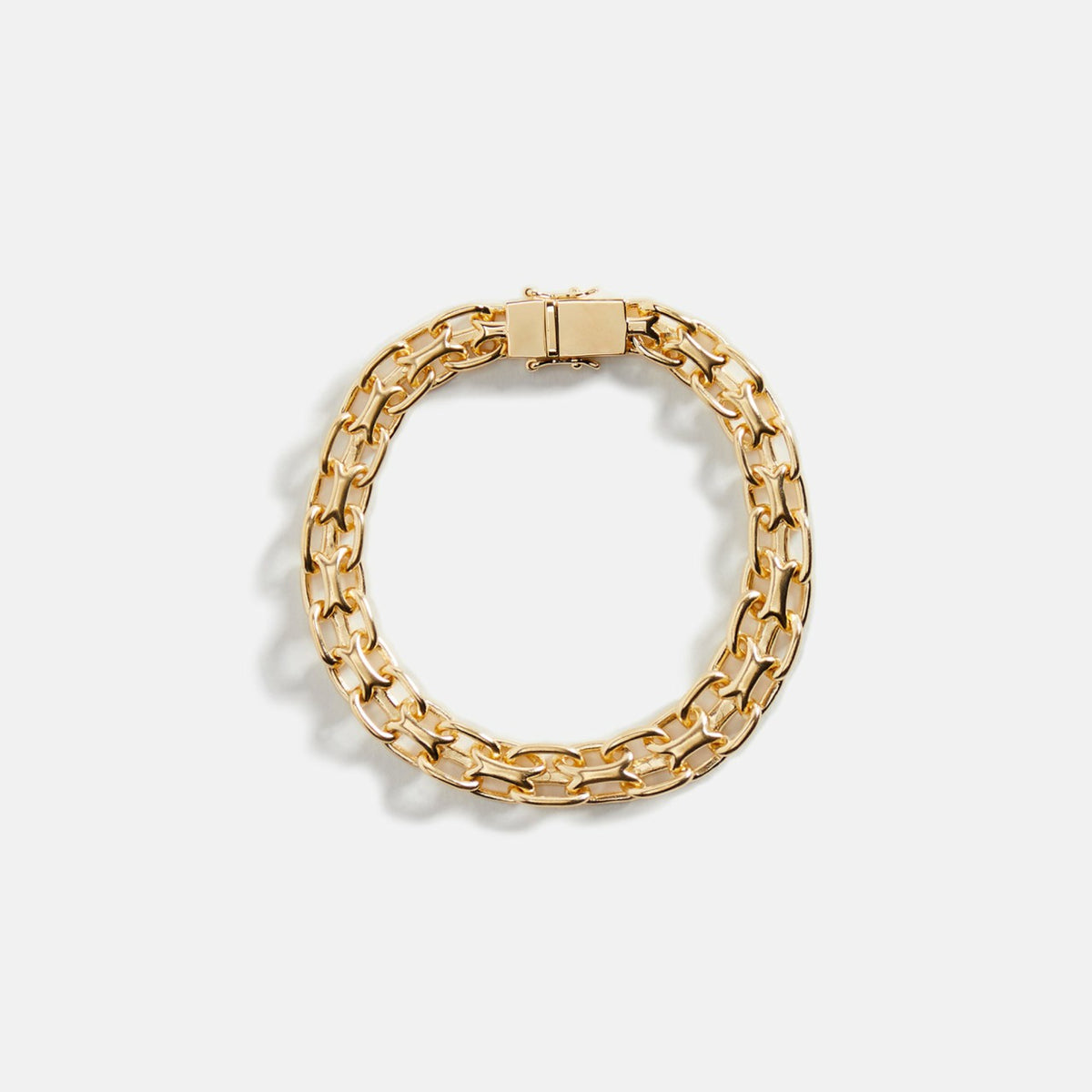 Tom Wood Vintage Bracelet 925 Sterling Silver / 9K Gold 7.0 - Gold | Kith Gold