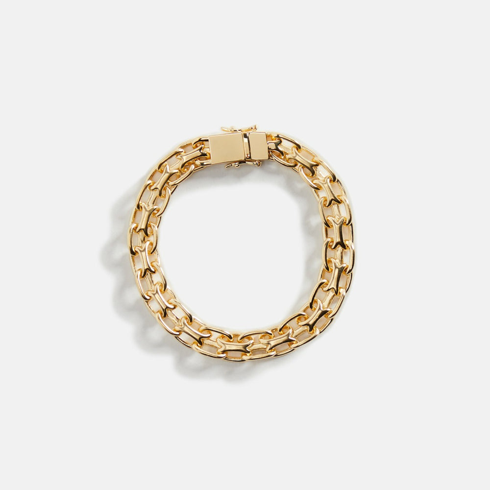 Tom Wood Vintage Bracelet 925 Sterling Silver / 9K Gold 7.7 - Gold | Kith Gold