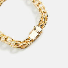 Tom Wood Vintage Bracelet 925 Sterling Silver / 9K Gold 7.7 - Gold | Kith Gold