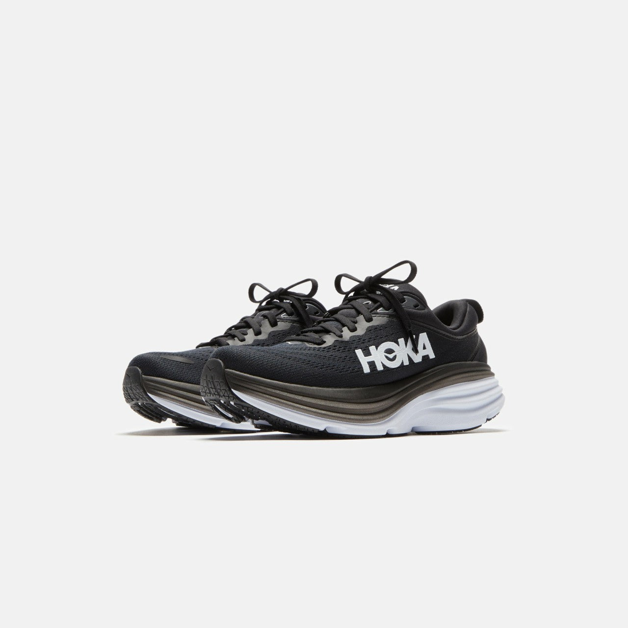 HOKA WMNS Bondi 8 - Black / White | Kith Black / White