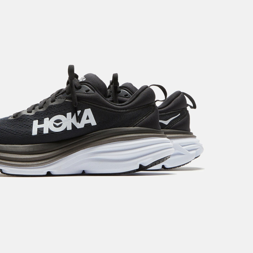 HOKA WMNS Bondi 8 - Black / White | Kith Black / White