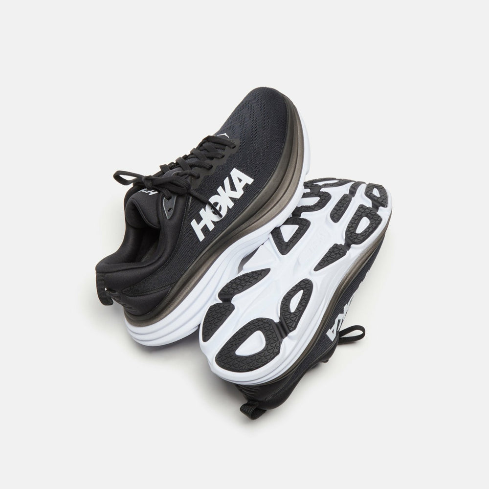 HOKA WMNS Bondi 8 - Black / White | Kith Black / White