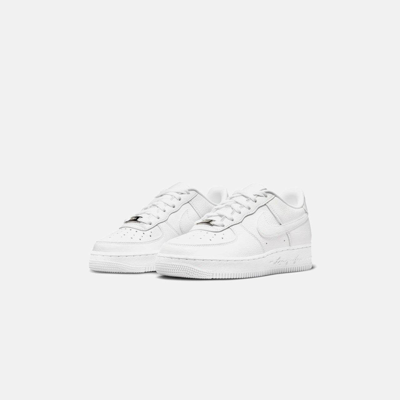 Nike x NOCTA GS Air Force 1 Low - White / White / Cobalt Tint | Kith White / White / Cobalt Tint