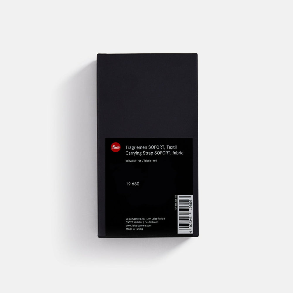 Leica Carrying Strap SOFORT - Black / Red | Kith Black / Red