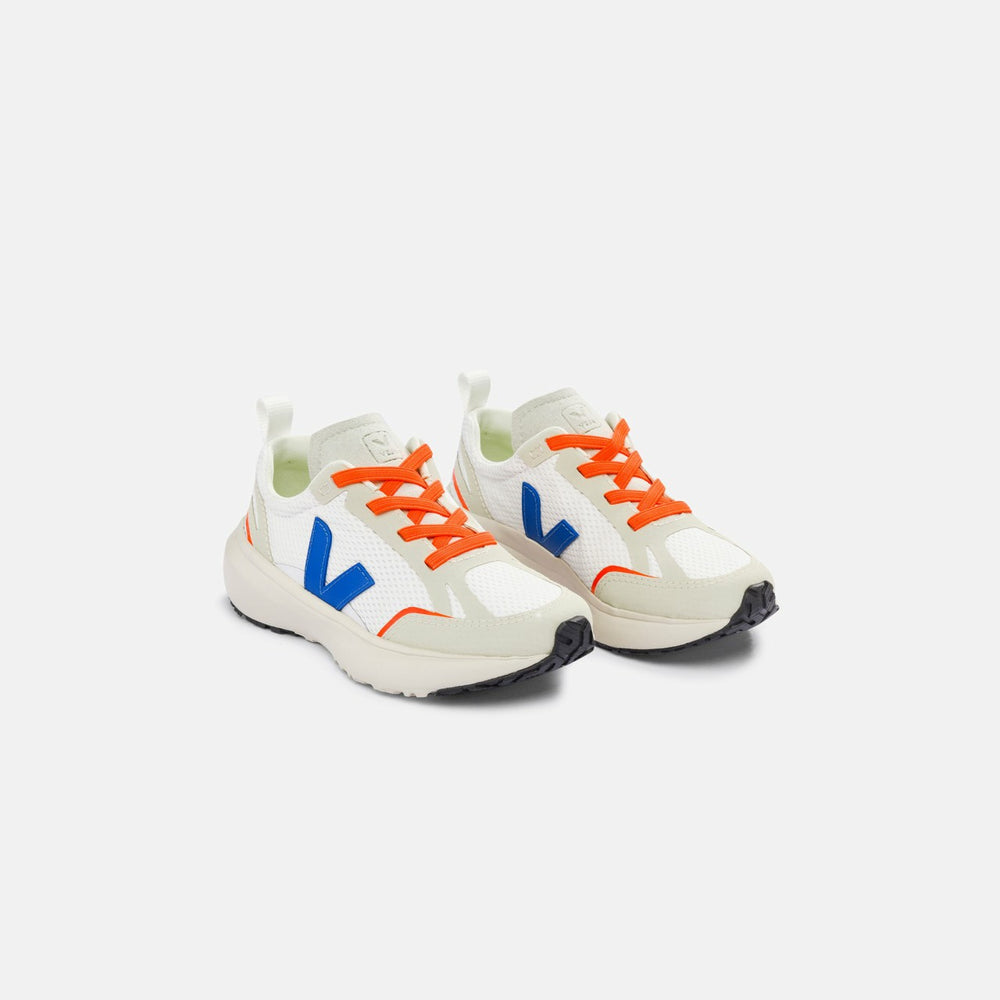 Veja Junior Canary Alveomesh - White / Indigo | Kith White / Indigo