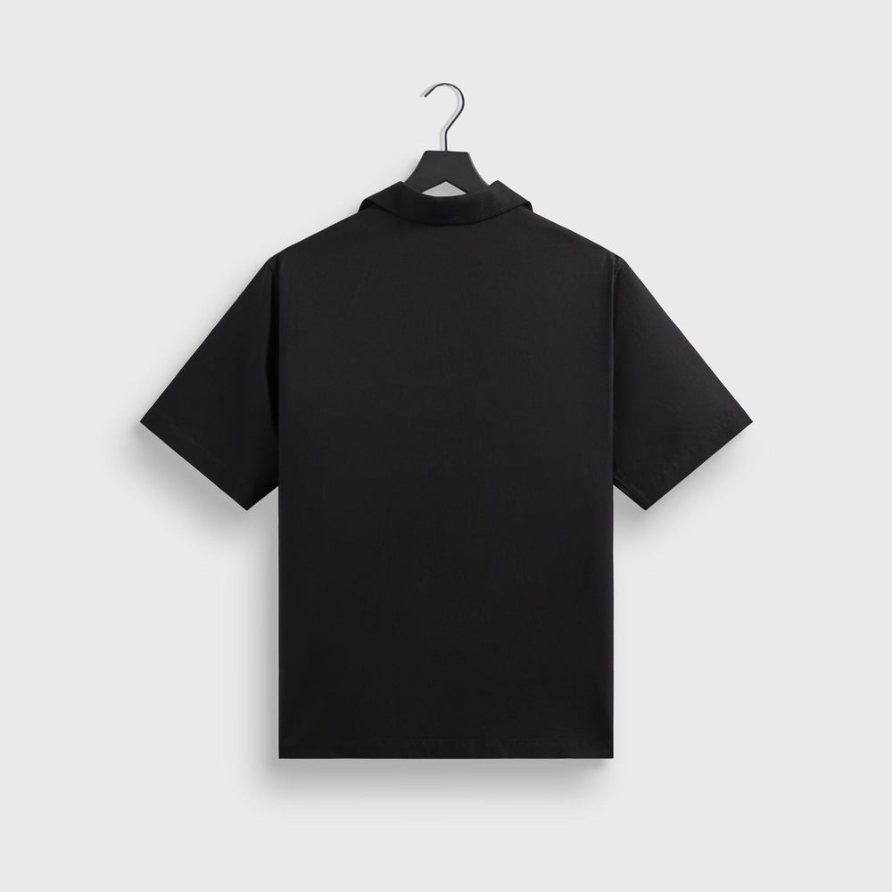 Kith Silk Cotton Thompson Camp Collar Shirt - Black | Kith Black