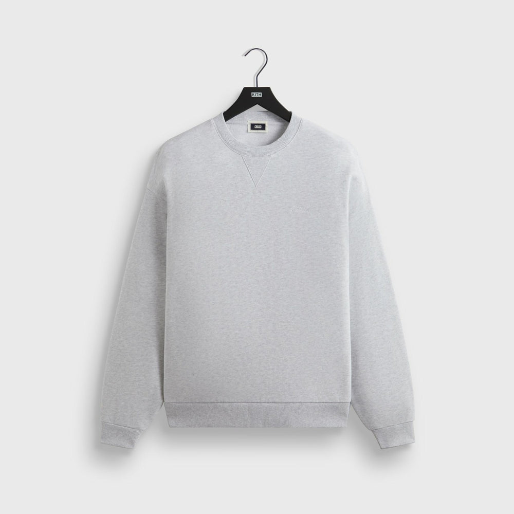 Kith Nelson Crewneck - Light Heather Grey | Kith Light Heather Grey
