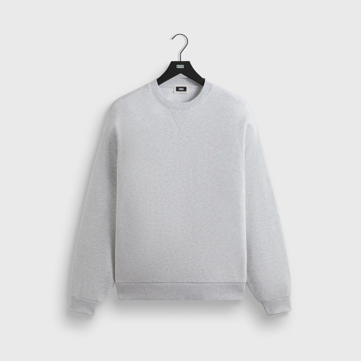 Kith Nelson Crewneck - Light Heather Grey | Kith Light Heather Grey