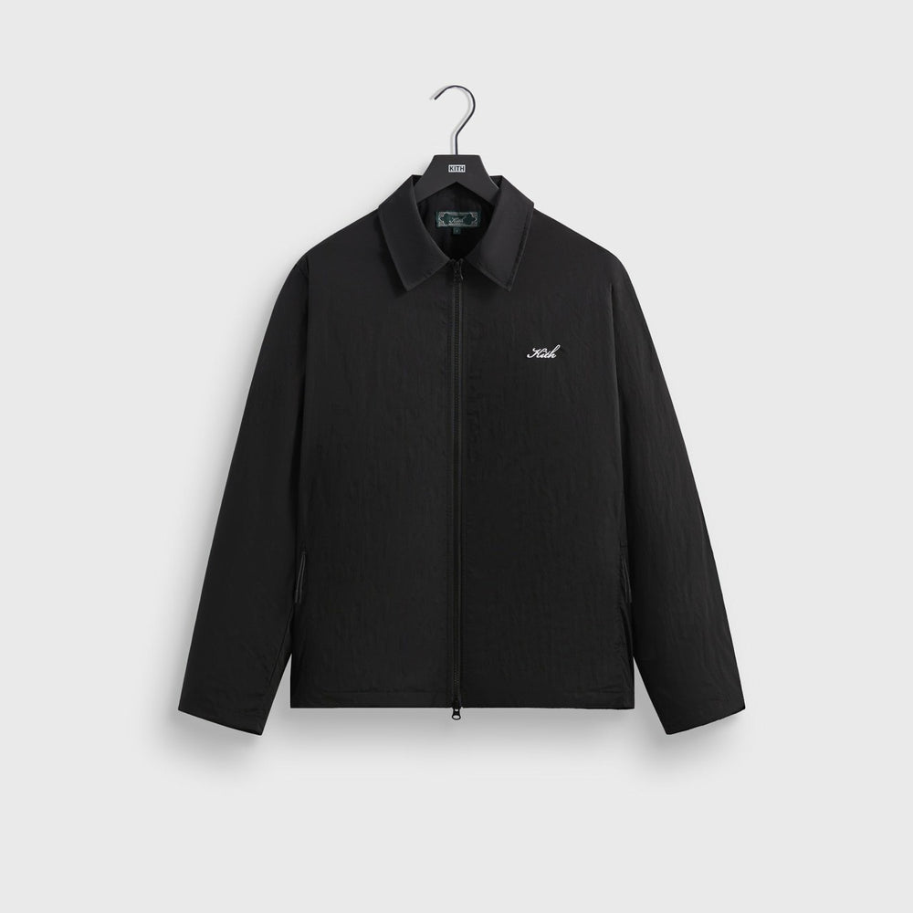 Kith Wrinkle Nylon Jonas Coaches Jacket - Black | Kith Black